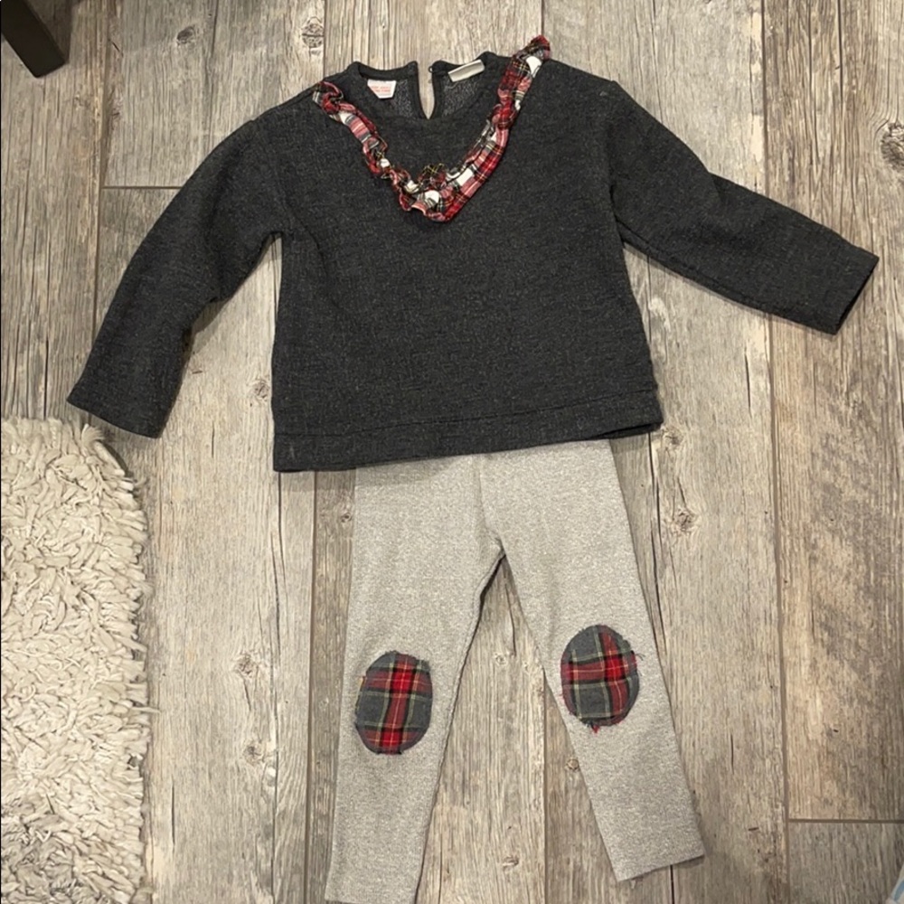 Plaid detail Matching set
